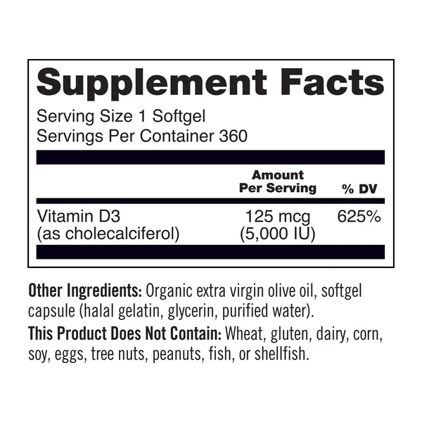 Vitamin D3 5000 UI