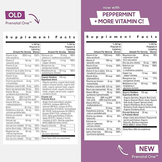 Multivitamínico prenatal One de alta potencia