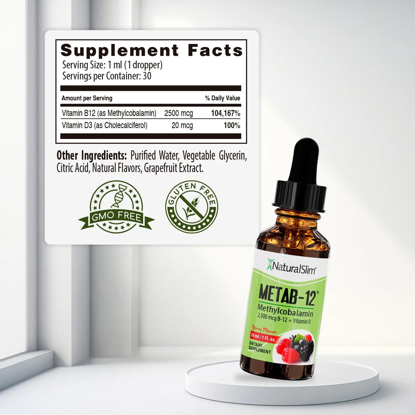METAB-12® ® Berry Liquido Vitamina B-12