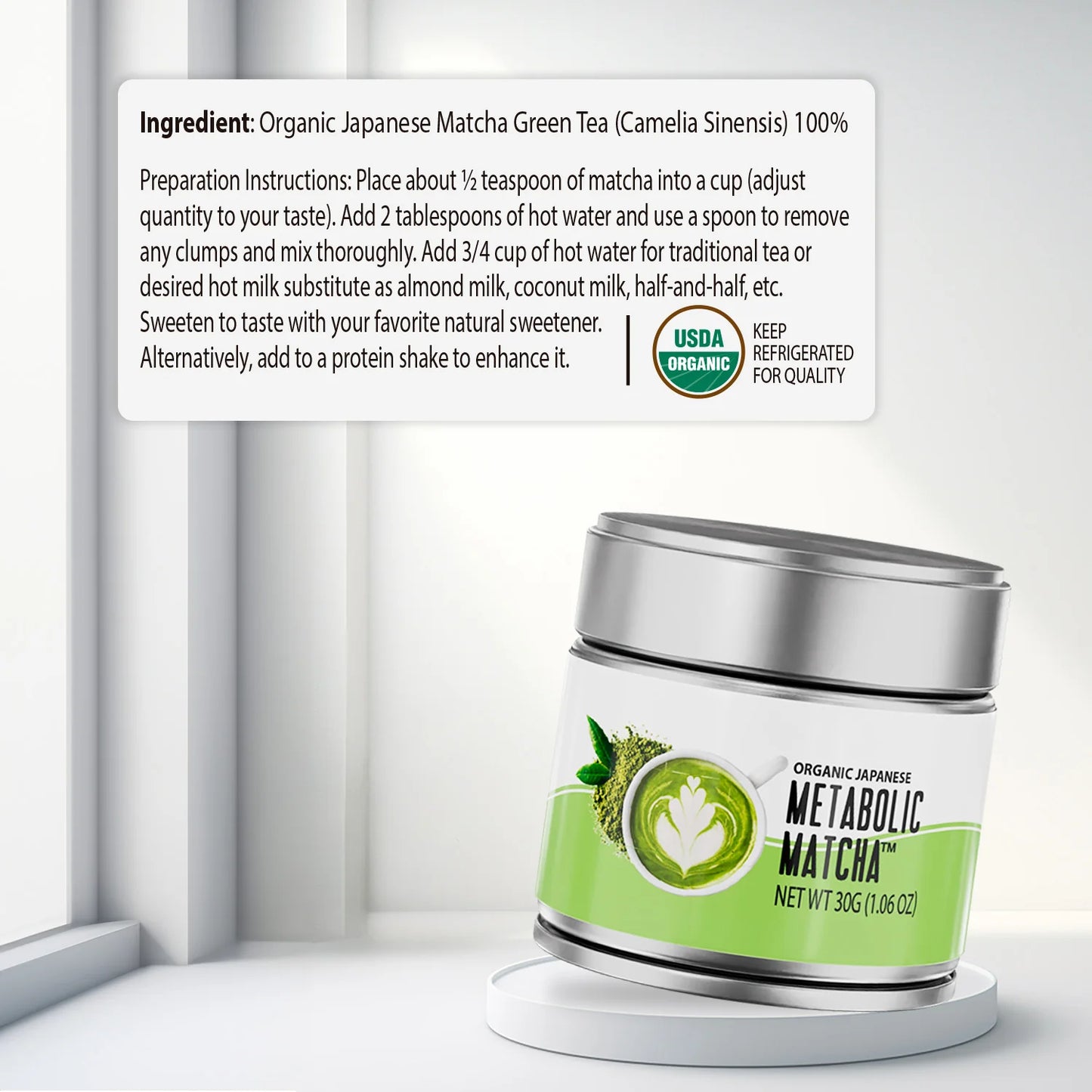 Metabolic Matcha® Tea | Té Matcha Orgánico