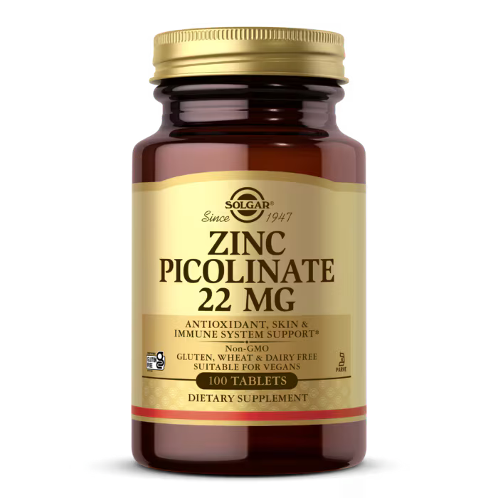 Picolinato de Zinc 22 mg SOLGAR