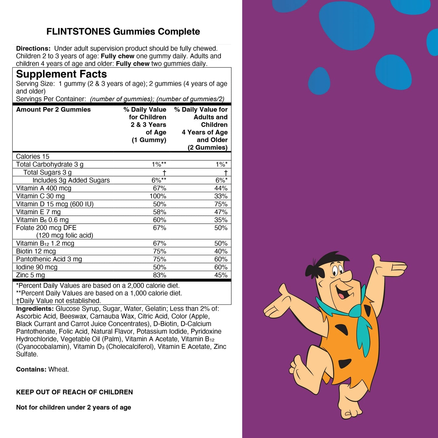 FLINTSTONES™ COMPLETE GUMMIES MULTIVITAMIN