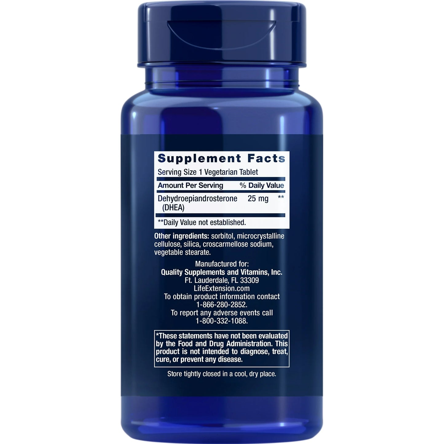 Life Extension DHEA 25 mg