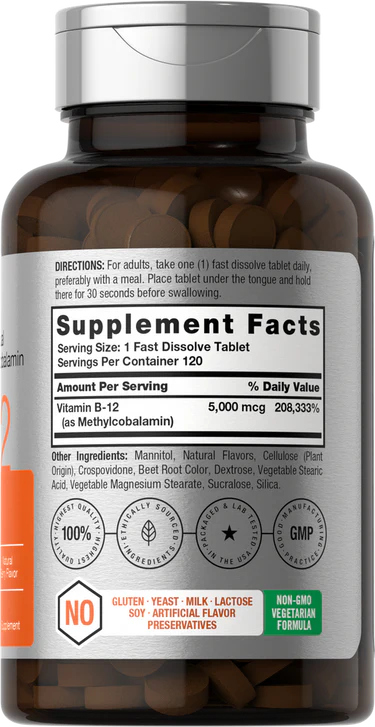 Vitamina B-12 5000 mcg