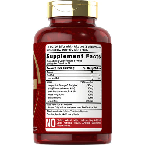 Aceite de krill antártico 2000 mg