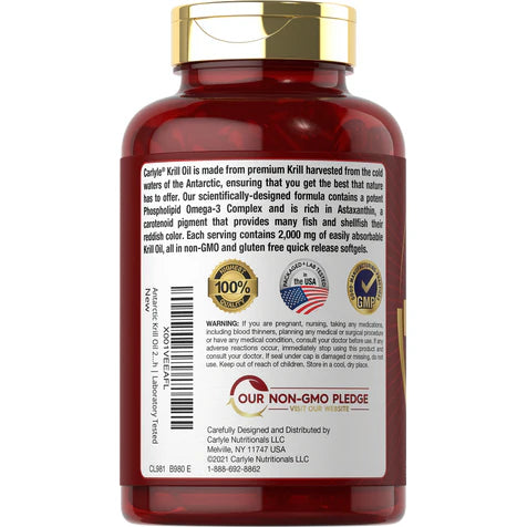 Aceite de krill antártico 2000 mg