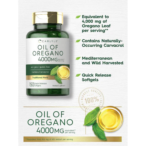 Aceite de orégano 4000 mg