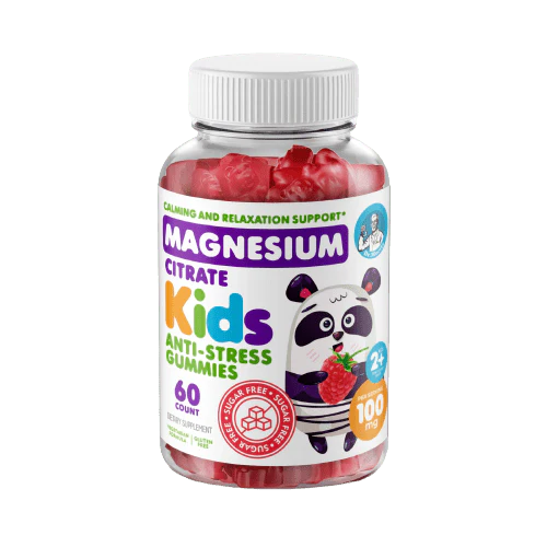 Gomitas de magnesio para niños sin azúcar