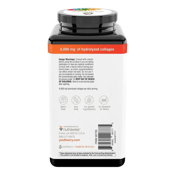 Colágeno y biotina de Youtheory