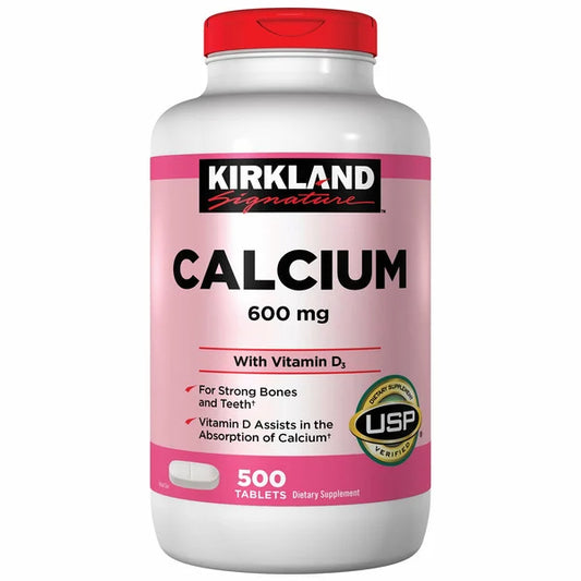 Calcio 600 mg + D3 KIRKLAND