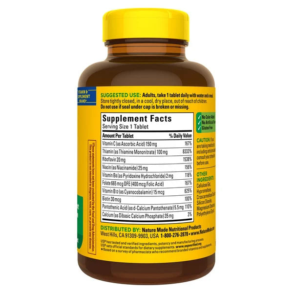 Super B-Complex con vitamina C s Nature Made