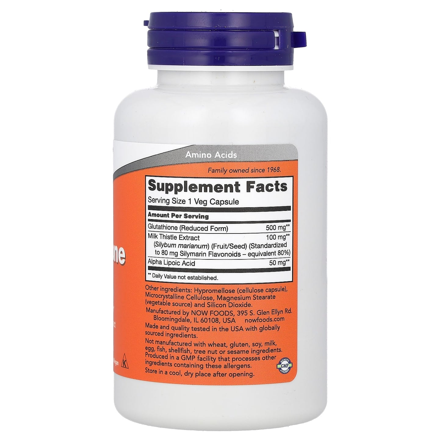 Glutatión, 500 mg