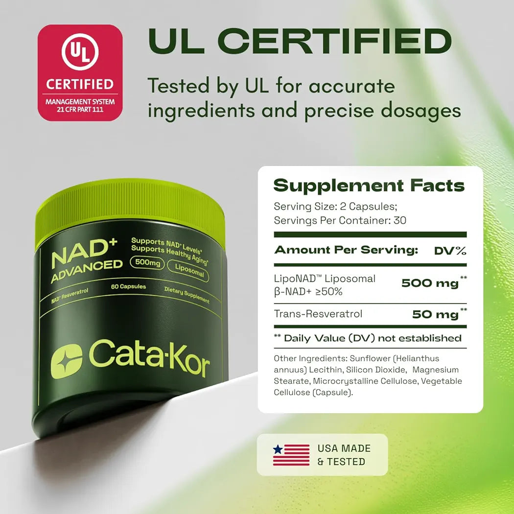 Nad cata-kor Liposomal