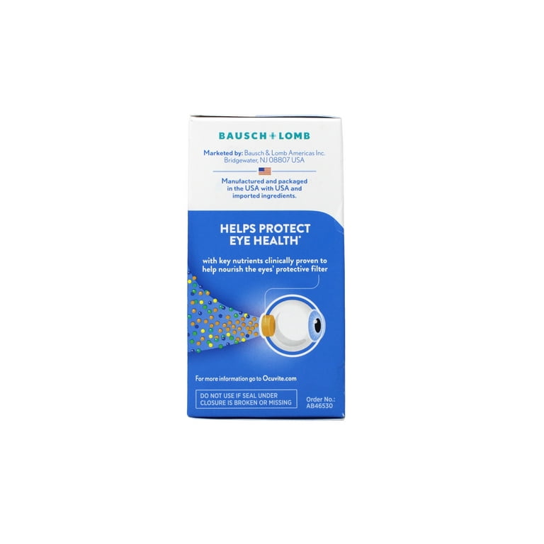 Ocuvite - Suplemento de vitaminas y minerales para los ojos