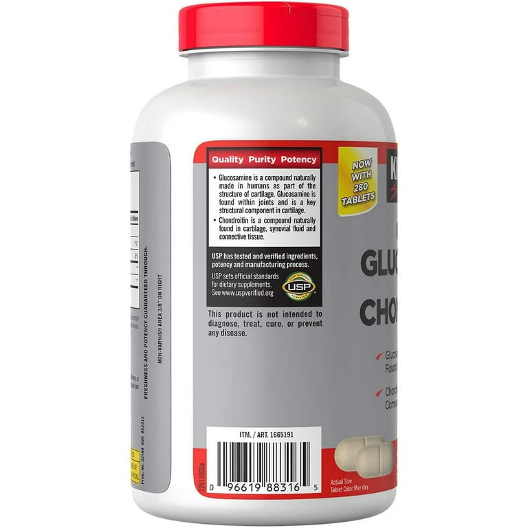 Glucosamina y Condroitina Kirkland