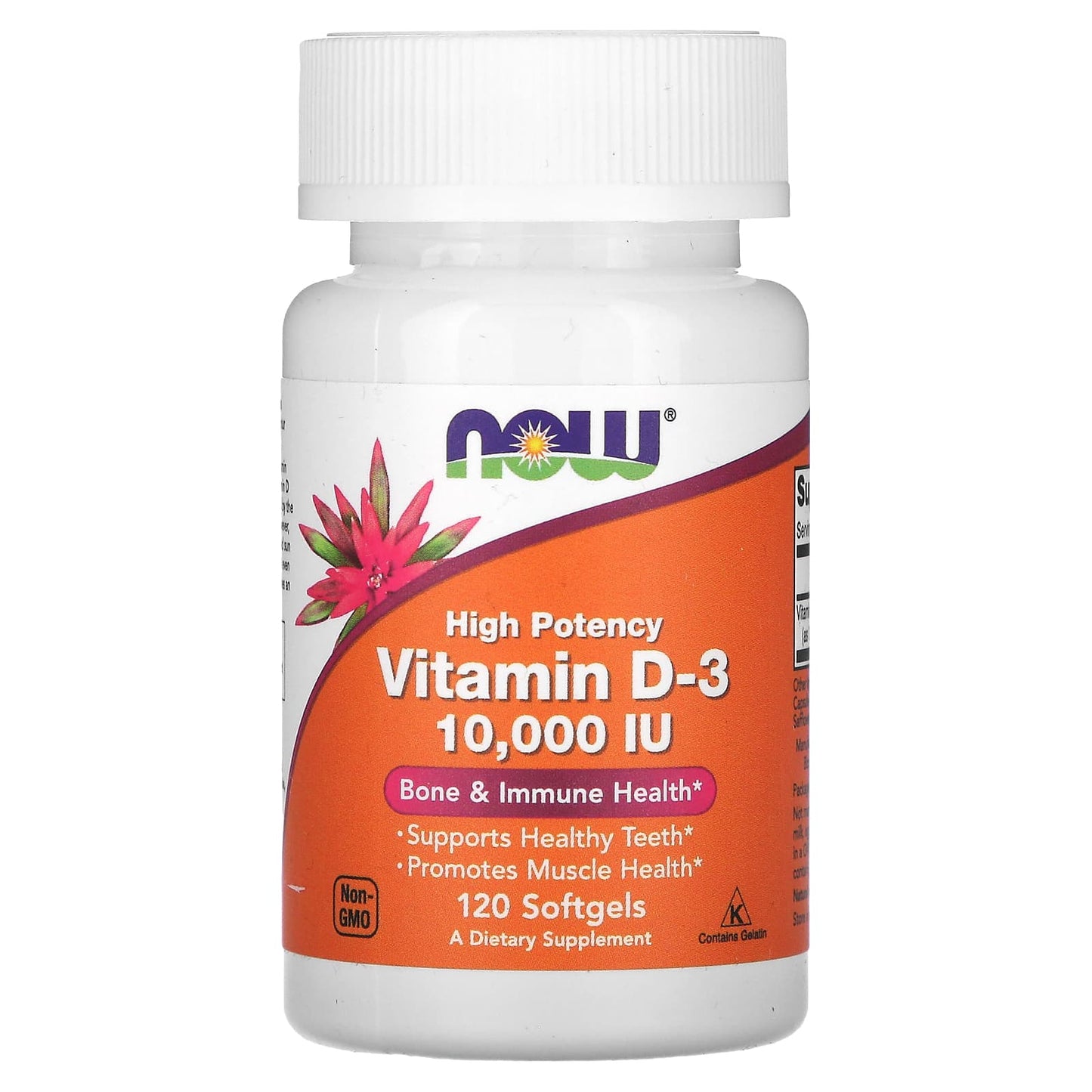 Vitamina D-3, Alta Potencia 10.000 UI