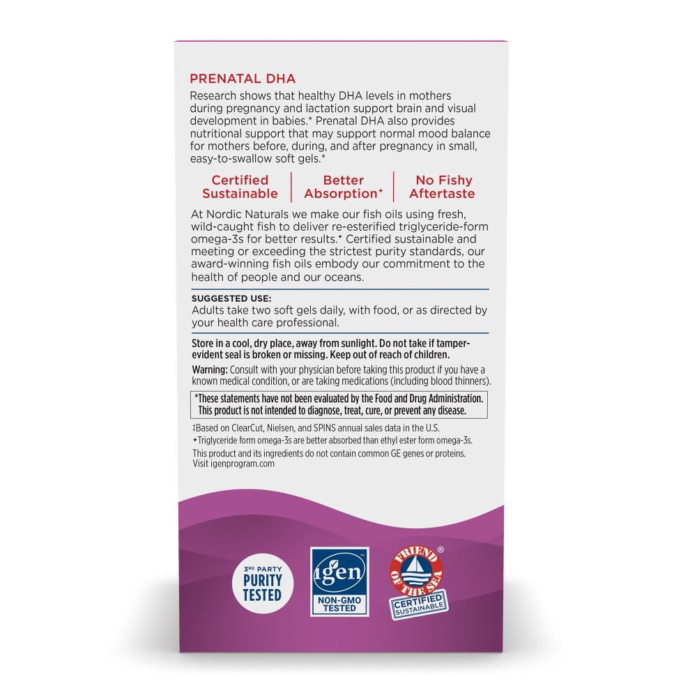 Prenatal dha nordic naturals