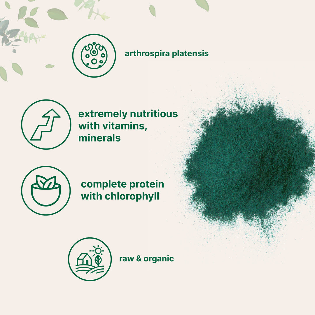 espirulina orgánica microingredients