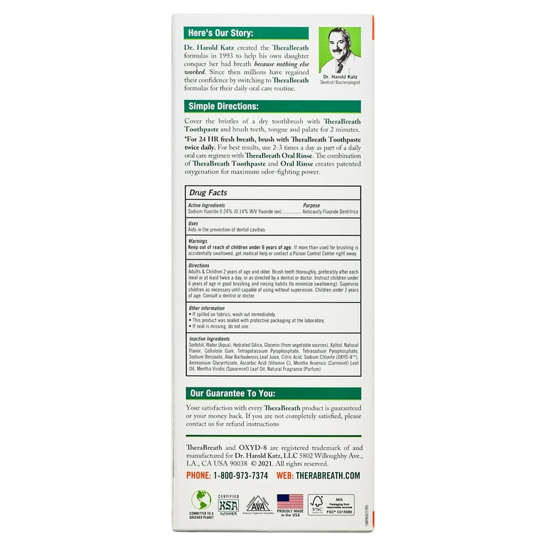 Pasta de Dientes Menta suave therbreath