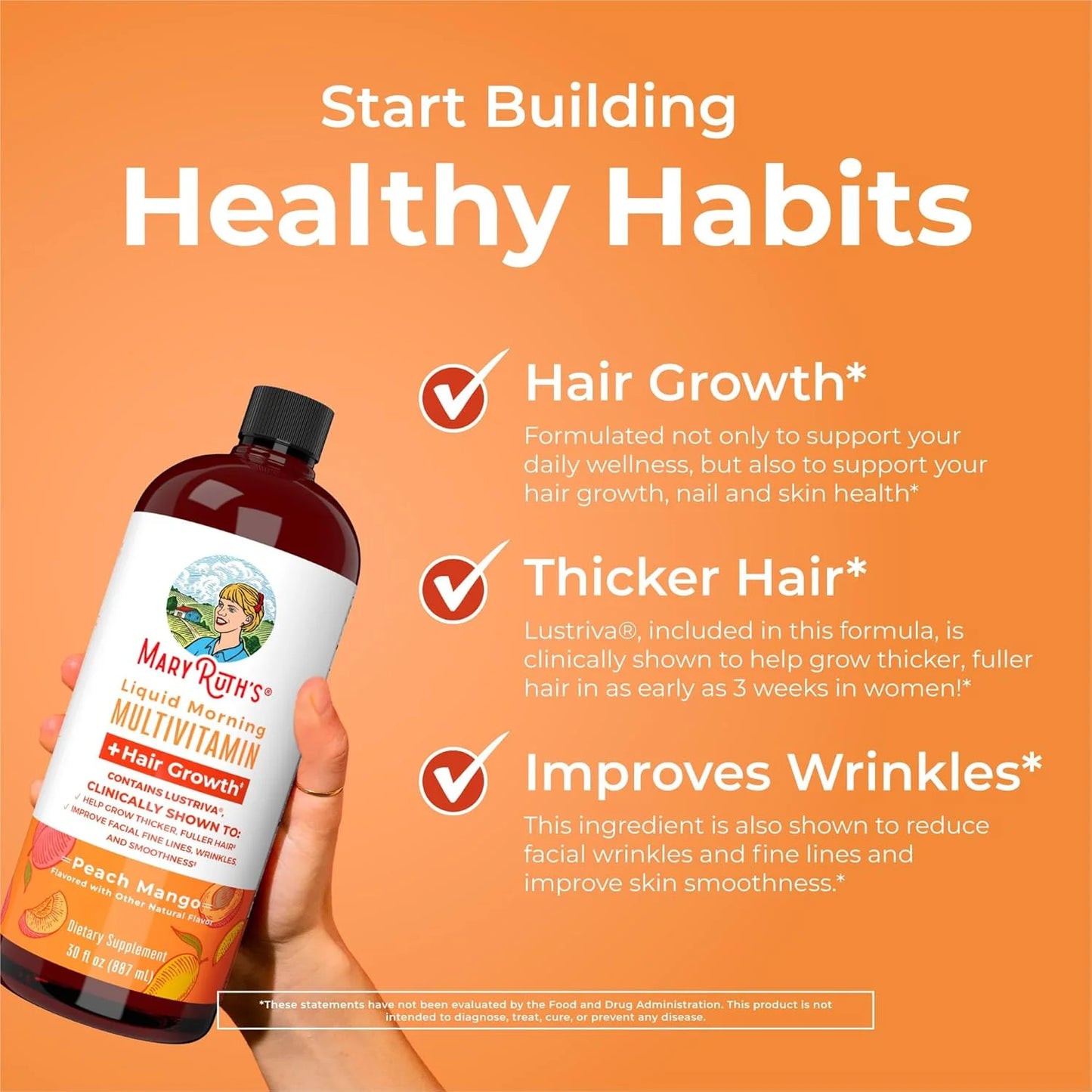 Multivitamina Líquida de MaryRuths Hair Growth