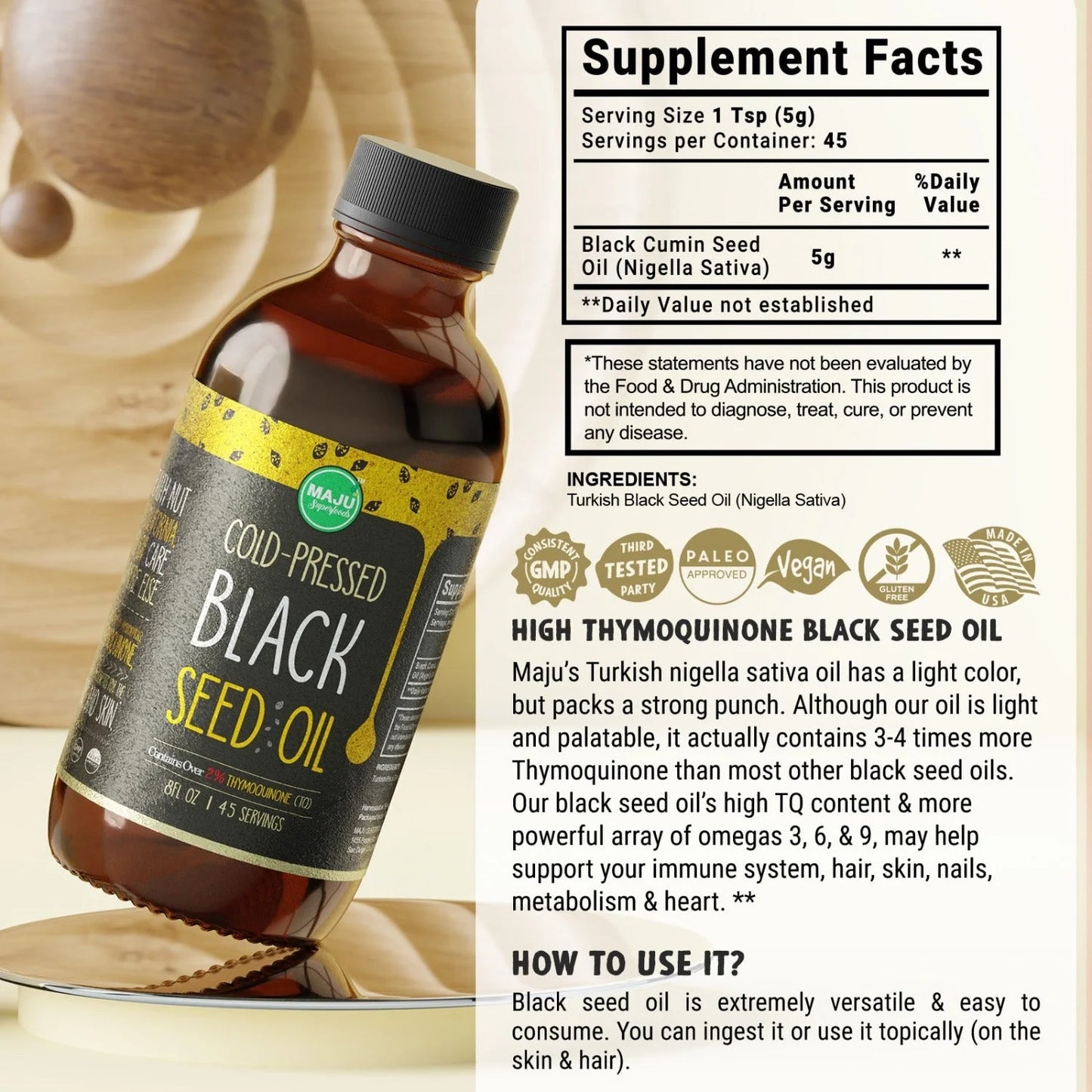 Aceite de Semilla Negra MAJU's
