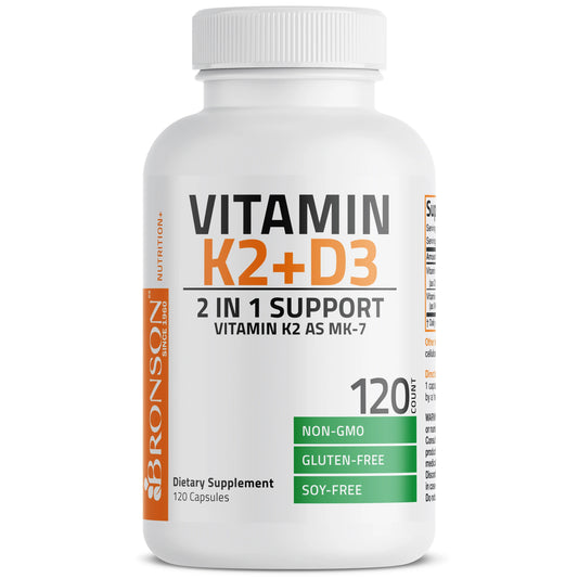 Vitamina K2 MK-7 más vitamina D3