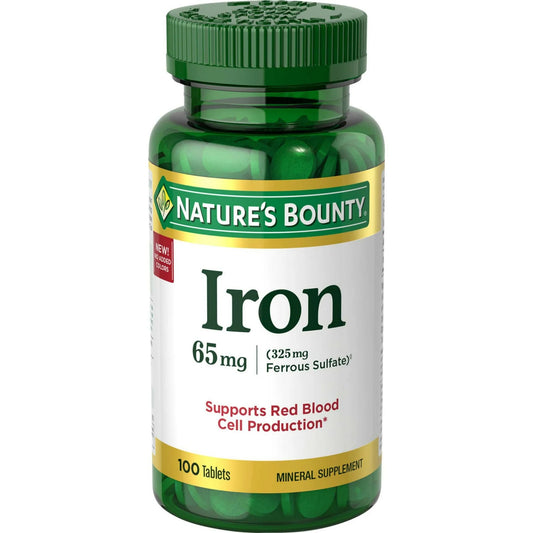 Hierro 65 Mg Nature's Bounty