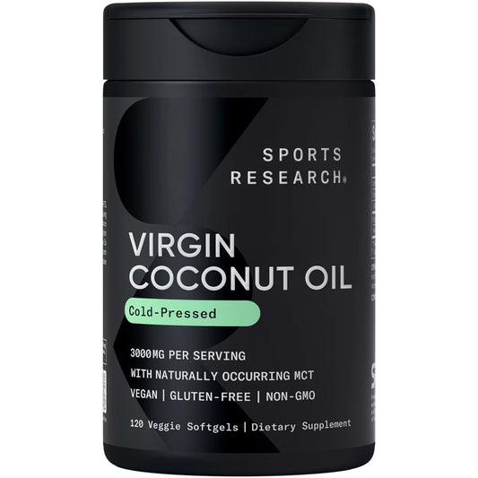 Aceite de coco virgen orgánico 1000 mg
