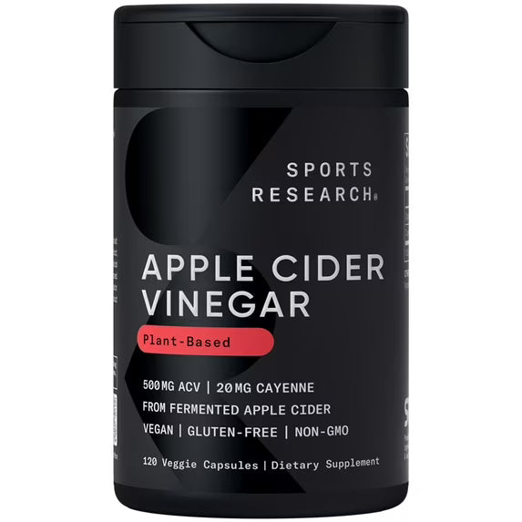 vinagre de sidra manzana sport research