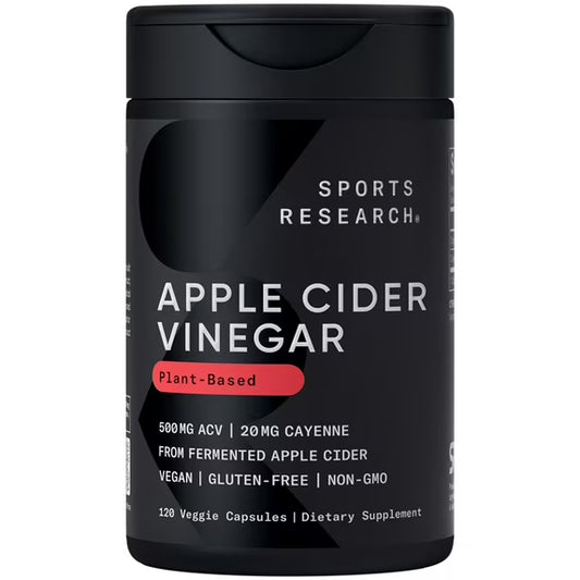 vinagre de sidra manzana sport research