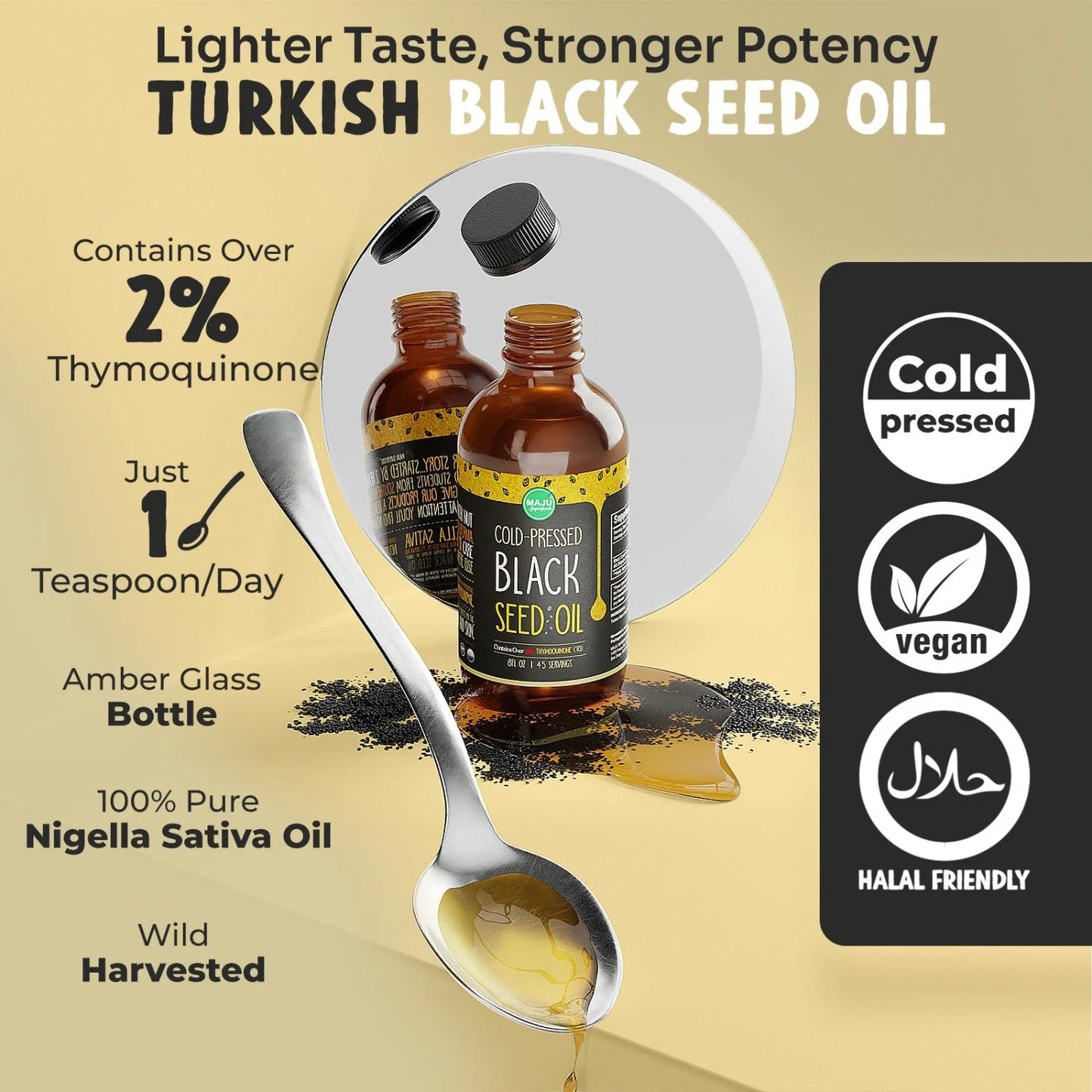 Aceite de Semilla Negra MAJU's