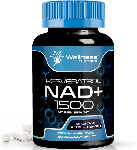 NAD liposomal + Resveratrol 1500 mg – 90 cápsulas