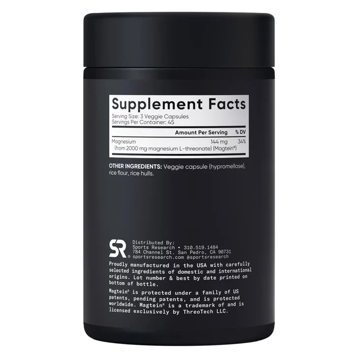 Treonato de magnesio sport research