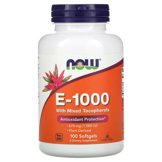 E-1000 con Tocoferoles Mixtos, 670 mg