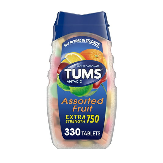 Tums Tabletas Antiácidas Masticables Extra Fuertes para Aliviar la Acidez Estomacal