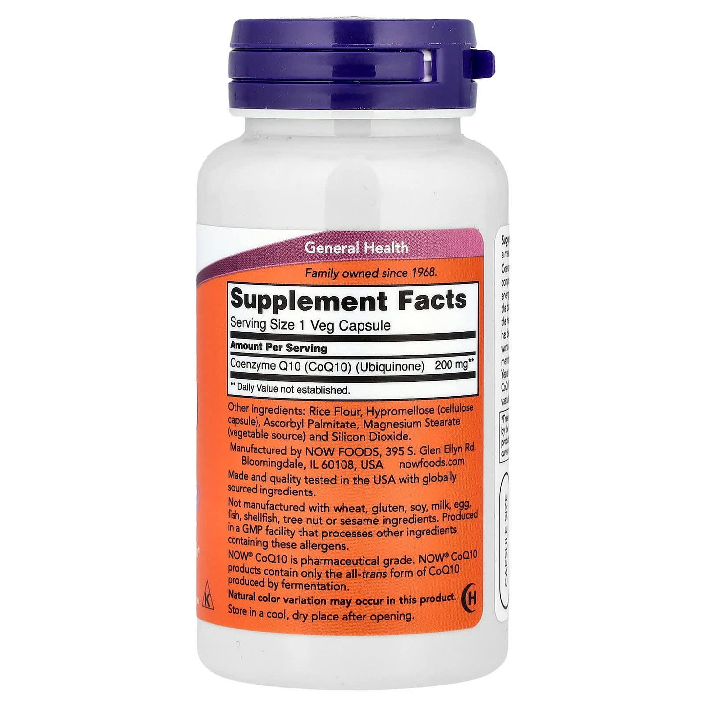 CoQ10, 200 mg,