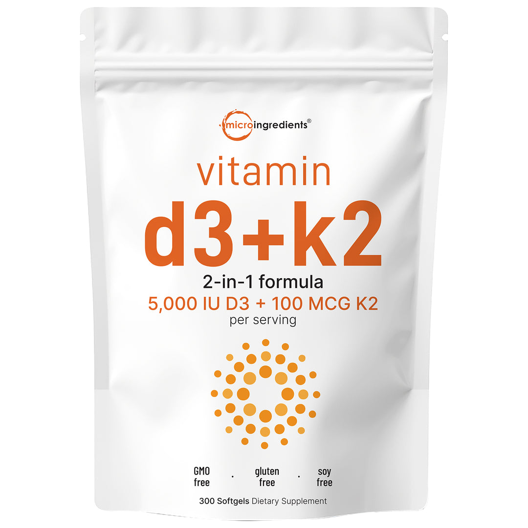 Vitamina D3 K2 300 Cápsulas Blandas 5000 UI