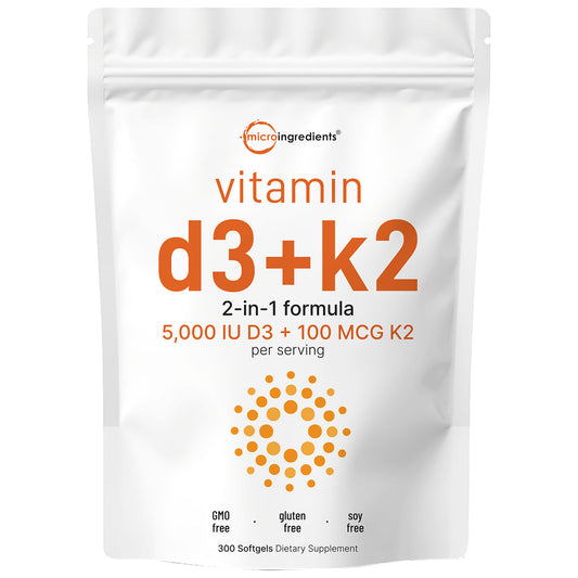 Vitamina D3 K2 300 Cápsulas Blandas 5000 UI