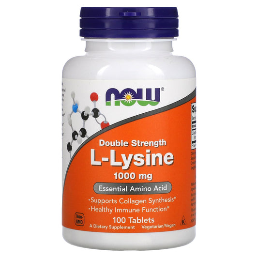 L-Lysina  de doble concentración, 1000 mg, 100 comprimidos
