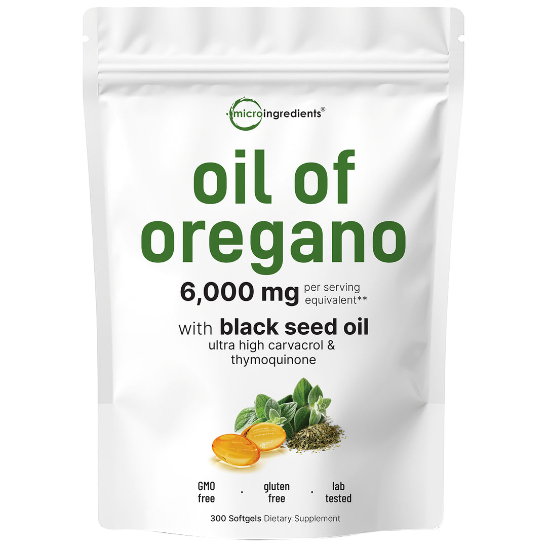 Aceite de orégano con aceite de semilla negra microingredients