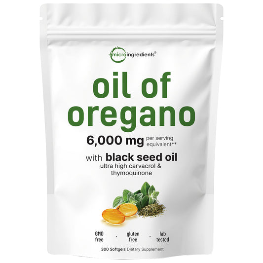 Aceite de orégano con aceite de semilla negra microingredients